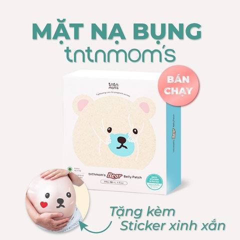 MẶT NẠ BỤNG BẦU TNTN MOM'S CẤP ẨM, HỖ TRỢ TRỊ RẠN BỤNG 7 MIẾNG