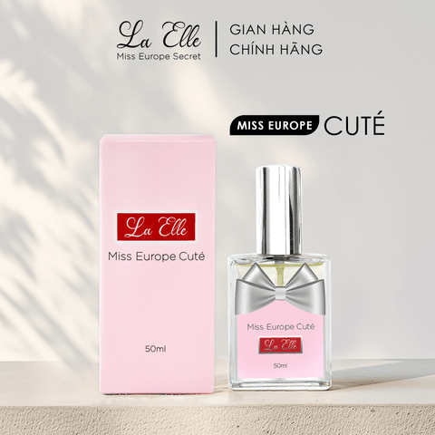 1 CHAI - 50ML] NƯỚC HOA NỮ LA ELLE CUTE EAU DE PARFUM HƯƠNG THƠM TRẺ TRUNG, THƠ MỘNG, TƯƠI MÁT