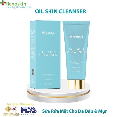 SỮA RỬA MẶT DÀNH CHO DA DẦU OIL SKIN CLEANSER RENOSKIN
