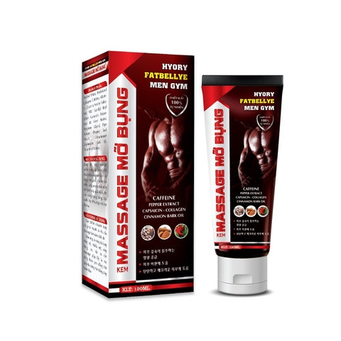 KEM MASSAGE MỠ BỤNG CHO NAM HYORY FATBELLYE MEN GYM BIDOPHA (C/120ML)- BIDOPHARMA USA