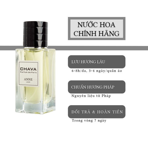 NƯỚC HOA LUXURY ANNE 50ML - CHAVA