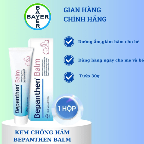 BAYER] KEM CHỐNG HĂM BEPANTHEN BALM DẠNG KEM MỠ TUÝP 30G