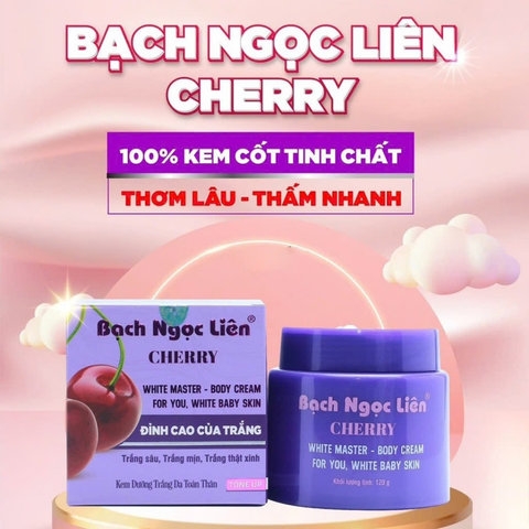 KEM DƯỠNG TRẮNG DA TOÀN THÂN BẠCH NGỌC LIÊN CHERRY 120G - GDN
