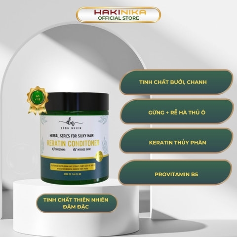 KEM Ủ TÓC KERATIN - SILKY HAIR CONDITIONER HERBAL SERIES FOR SILKY HAIR DONG NHIEN 220GR