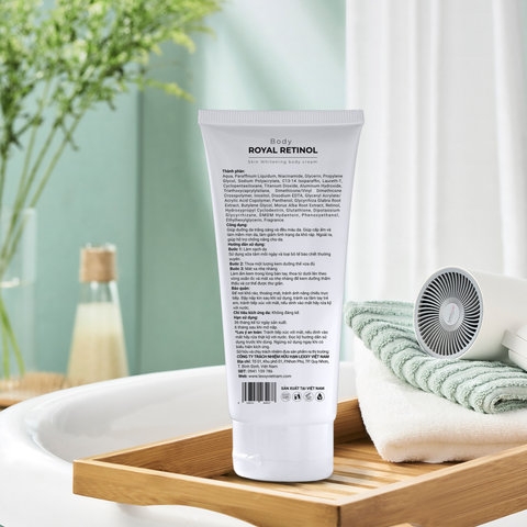 KEM DƯỠNG THỂ RETINOL TRẮNG DA DÂU TẰM - LEXXY