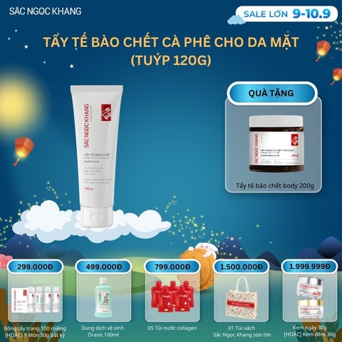 TẨY TẾ BÀO CHẾT DA MẶT TẶNG TẨY TẾ BÀO CHẾT BODY (MUA 1 TẶNG 1) - SẮC NGỌC KHANG
