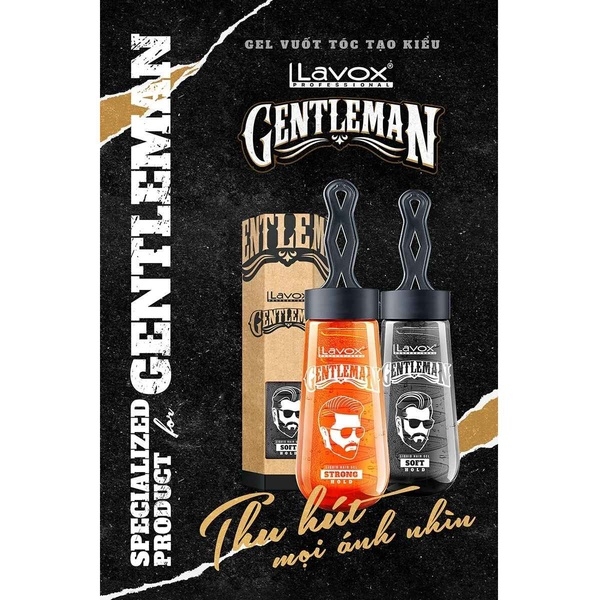 GEL LƯỢC TẠO KIỂU TÓC GENTLEMAN - LAVOX PROFESSIONAL