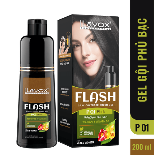 GEL GỘI PHỦ BẠC FLASH - LAVOX PROFESSIONAL