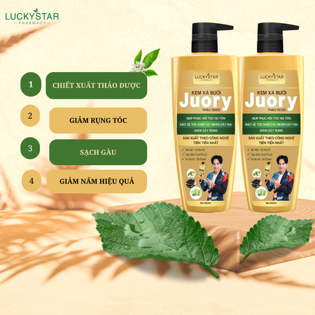 KEM XẢ THẢO DƯỢC JUORY 850ML - LUCKY STAR