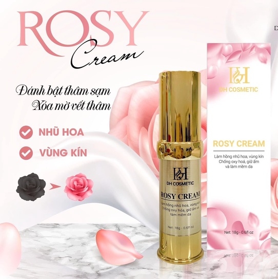 KEM LÀM HỒNG NHŨ HOA, VÙNG KÍN ROSYCREAM 18G - DIỄM HƯƠNG