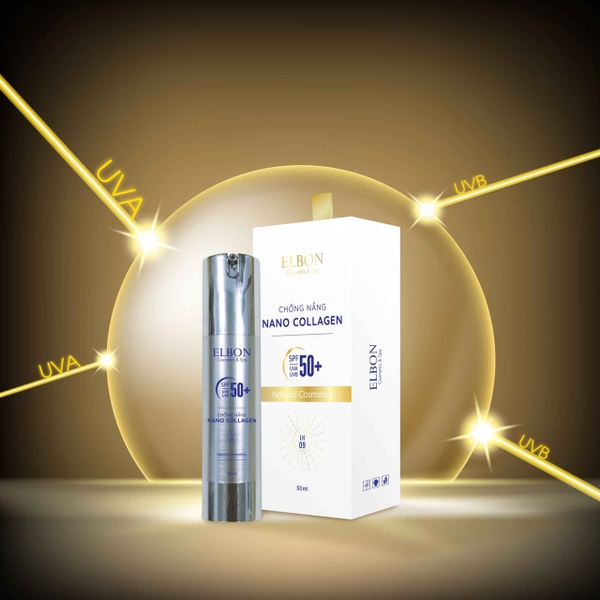 CHỐNG NẮNG NANO COLLAGEN SPF 50+ - ELBON