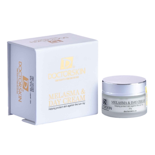 KEM NGÀY DƯỠNG SÁNG MỜ THÂM NÁM MELASMA & DAY CREAM DOCTORSKIN 30G