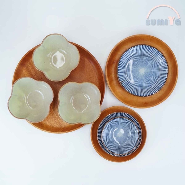 KHAY GỖ HÌNH TRÒN, KHAY GỖ DÙNG ĐỂ TRÀ BÁNH