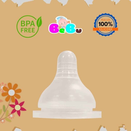 NÚM TY BÌNH SỮA 200ML CỔ HẸP - BEBU