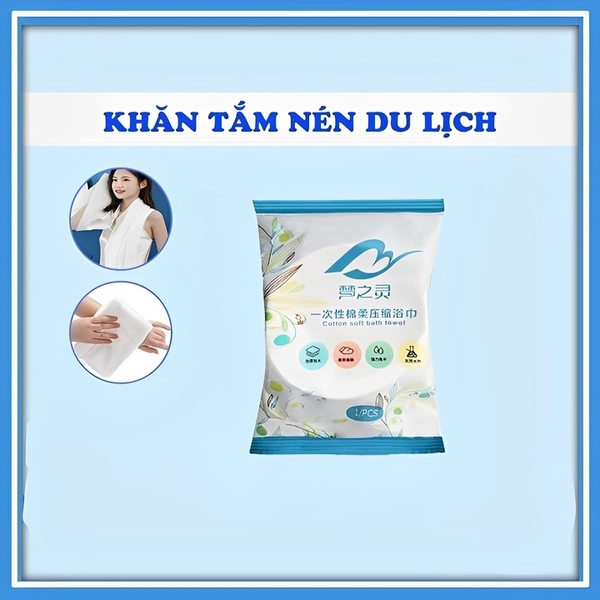 KHĂN TẮM DẠNG NÉN ĐI DU LỊCH TF2GD - TOSATAN