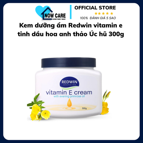 KEM DƯỠNG ẨM VITAMIN E TINH DẦU HOA ANH THẢO 300G - REDWIN
