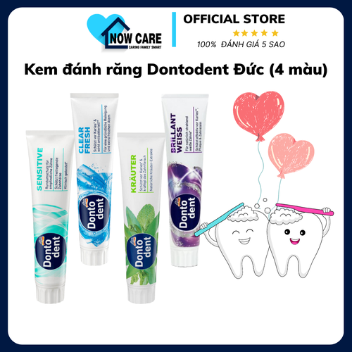 KEM ĐÁNH RĂNG ĐỨC (4 MÀU) - DONTODENT