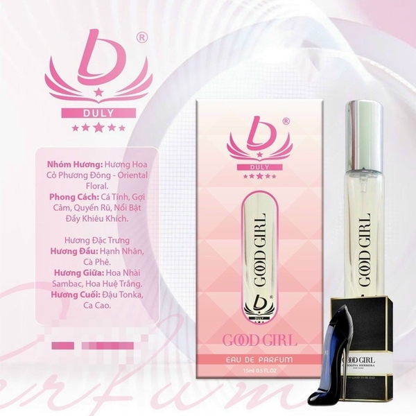 NƯỚC HOA GOODGIRL DULY 15ML - DULY