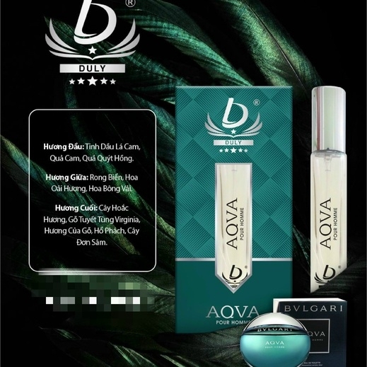 NƯỚC HOA AQVA DULY 15ML - DULY
