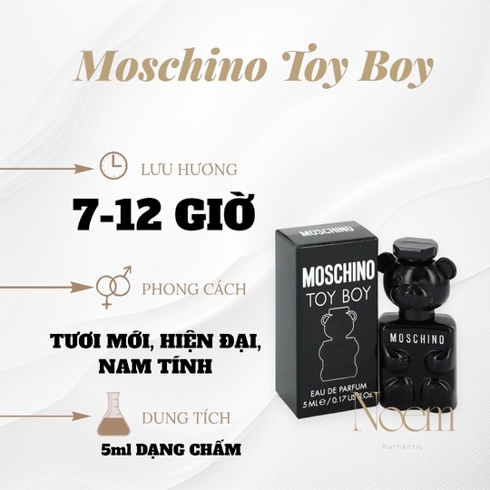 NƯỚC HOA MINI MOSCHINO TOY BOY EDP 5ML - NOEM