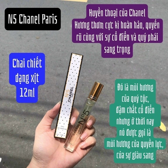 NƯỚC HOA MINI CHANEL NO5 12ML - CHANEL