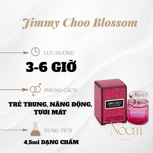 NƯỚC HOA MINI JIMMY CHOO BLOSSOM EDP 4,5ML - NOEM
