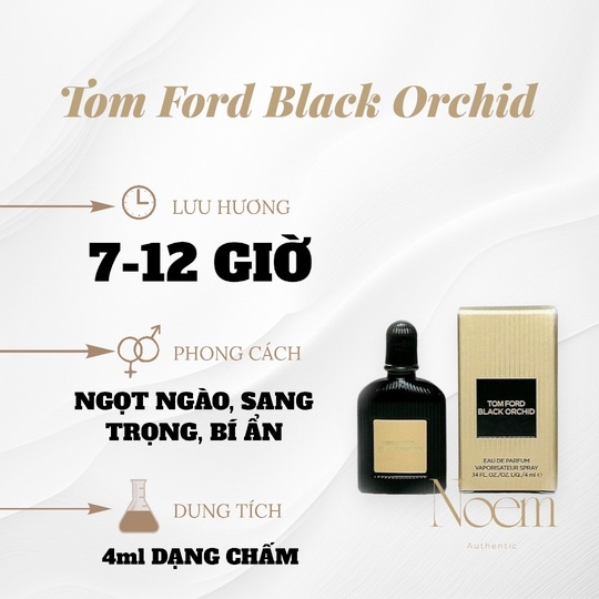 NƯỚC HOA MINI TOM FORD BLACK ORCHID EDP 4ML - NOEM