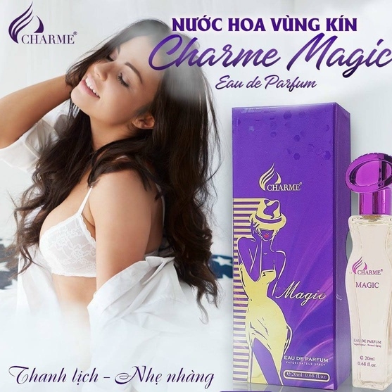 NƯỚC HOA NƯỚC HOA VÙNG KÍN CHARME MAGIC TÍM - CHARME