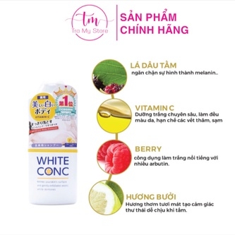 SỮA TẮM DƯỠNG TRẮNG DA 360ML - WHITE CONC