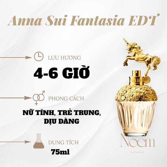 NƯỚC HOA ANNA SUI FANTASIA EDT 75ML - NOEM