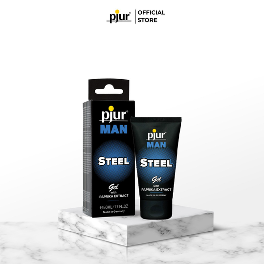 GEL DƯỠNG PJUR MAN STEEL PJUR-11 CHAI 50ML TĂNG SINH LỰC CHO NAM VỚI CHIẾT XUẤT ỚT PAPRIKA VÀ TINH DẦU BẠC HÀ GIÚP TÁI TẠO TRẺ HÓA LÀN DA PJUR