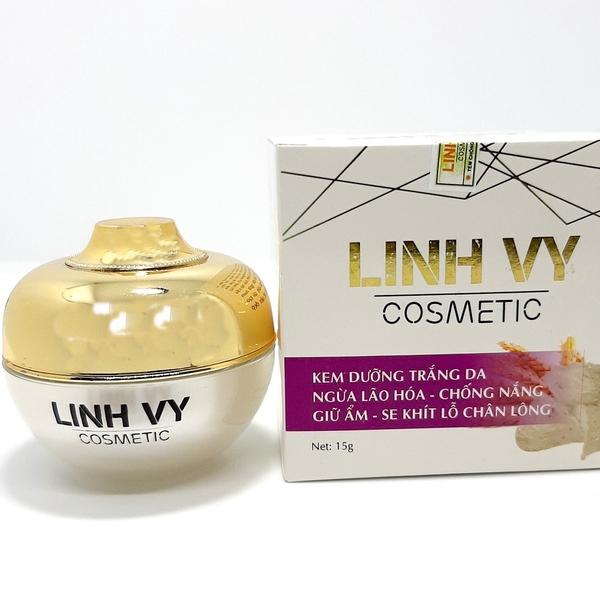 KEM DƯỠNG TRẮNG DA GIÚP NGỪA LÃO HÓA, CHỐNG NẮNG GIỮ ẨM VÀ SE KHÍT LỖ CHÂN LÔNG - LINH VY