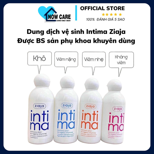 DUNG DỊCH VỆ SINH PHỤ NỮ CAO CẤP INTIMA - ZIAJA