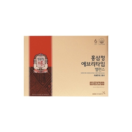 TINH CHẤT HỒNG SÂM PHA SẴN EVERYTIME BALANCE 10ML*20 GÓI - JUNG KWAN JANG