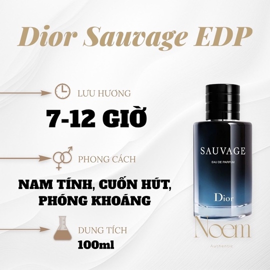 NƯỚC HOA DIOR SAUVAGE EDP 100ML - NOEM