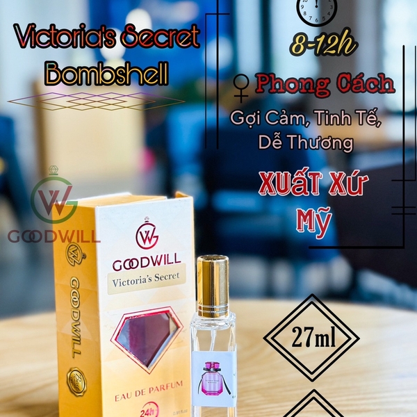 NƯỚC HOA NỮ VICTIRIA 27ML