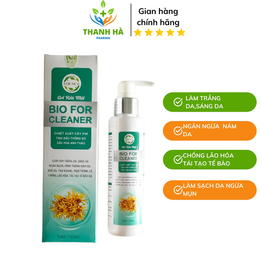 GEL RỬA MẶT BIOFOR CLEANER GIÚP LÀM TRẮNG SÁNG DA NGỪA MỤN NÁM TÀN NHANG TÁI TẠO TẾ BÀO - FORNEW