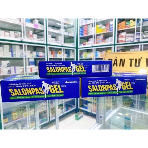 SALONPAS GEL BÔI NGOÀI DA GIÚP GIẢM ĐAU TUÝP 30GRAM - GDN
