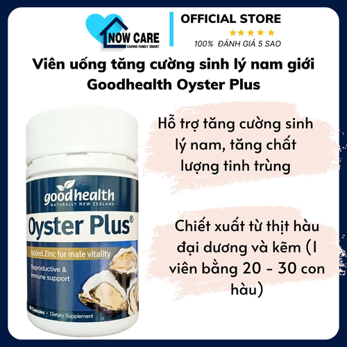 VIÊN UỐNG TINH CHẤT HÀU ÚC TĂNG CƯỜNG SINH LÝ NAM - GOODHEALTH