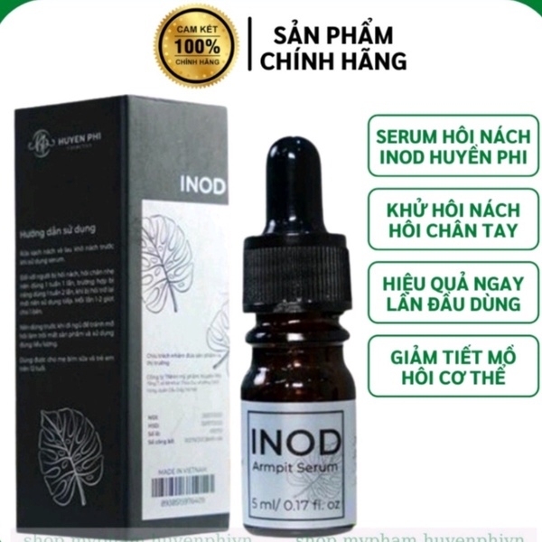 SERUM INOD HÔI NÁCH HUYỀN PHI 5 ML TRIỆT HÔI NÁCH HÔI CHÂN - HUYỀN PHI