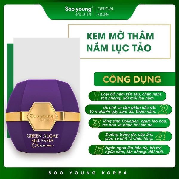 COMBO DƯỠNG TRẮNG,MỜ THÂM NÁM,TÀN NHANG-SOO YOUNG 508.200đ