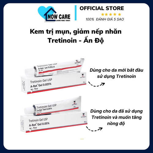 KEM TRỊ MỤN, GIẢM NẾP NHĂN TRẺ HÓA DA TRETIOIN - MENARINI