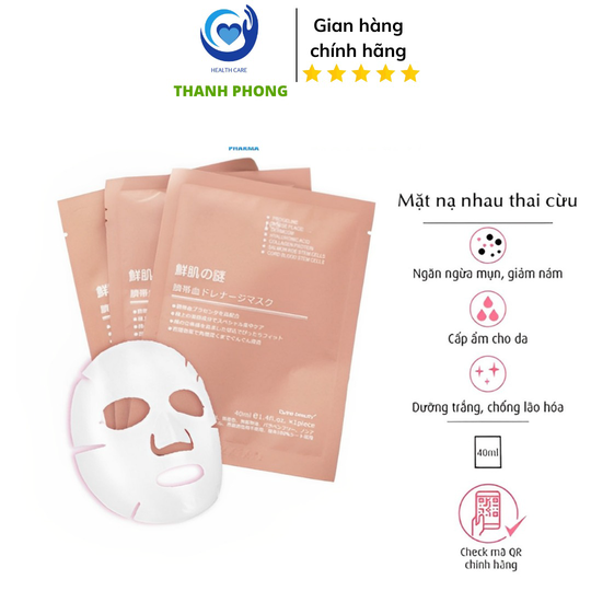 MẶT NẠ NHAU THAI CỪU NHẬT BẢN,LÀM ĐẸP DA ,NGỪA LÃO HÓA - RWINE BEAUTY