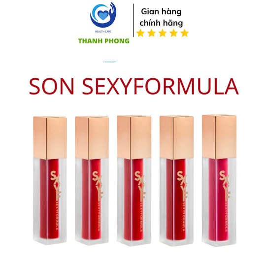 SON KEM LÌ KHÔNG TRÔI CTRL KEY ALL LASTING LIPQUID - SEXYFORMULA