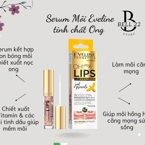 SERUM MÔI EVELINE TINH CHẤT ONG LÀM DÀY ĐẦY MÔI VÀ CĂNG MỌNG B962 - BELL22 STORE