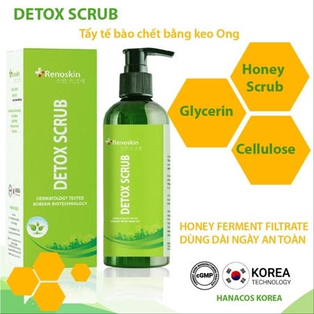 TẨY TẾ BÀO CHẾT DETOX SCRUB KOREA 300G - RENOSKIN
