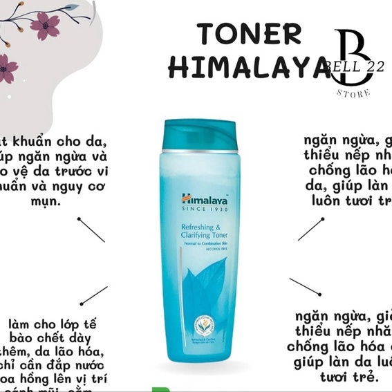 NƯỚC HOA HỒNG TONER HIMALAYA SE KHÍT CHÂN LÔNG B1103 - BELL22 STORE