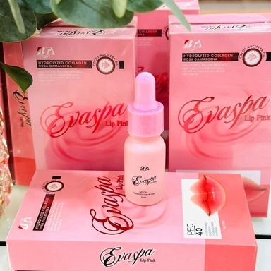 EVASPA LIP PINK SERUM DƯỠNG MÔI HỖ TRỢ LÀM MỀM MÔI LỌ 10ML