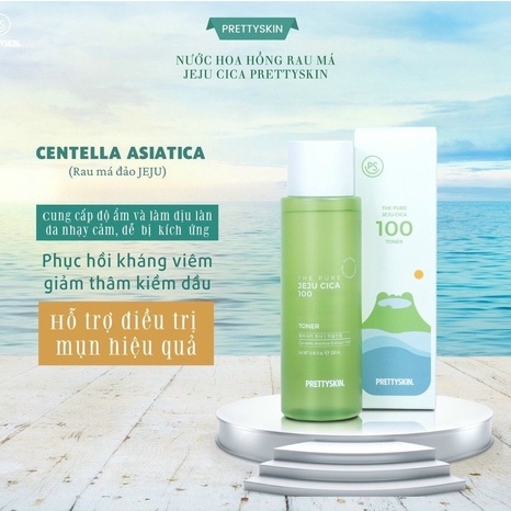 NƯỚC HOA HỒNG/ TONER/ NƯỚC CÂN BẰNG ẨM RAU MÁ PRETTYSKIN 250ML AD335 - ÁNH DƯƠNG