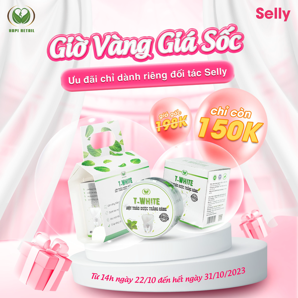 [ DEALSHOCK ] GIẢM 48K BỘT THẢO DƯỢC TRẮNG RĂNG TWHITE -TẨY TẾ BÀO DA CHO RĂNG, TRẮNG RĂNG